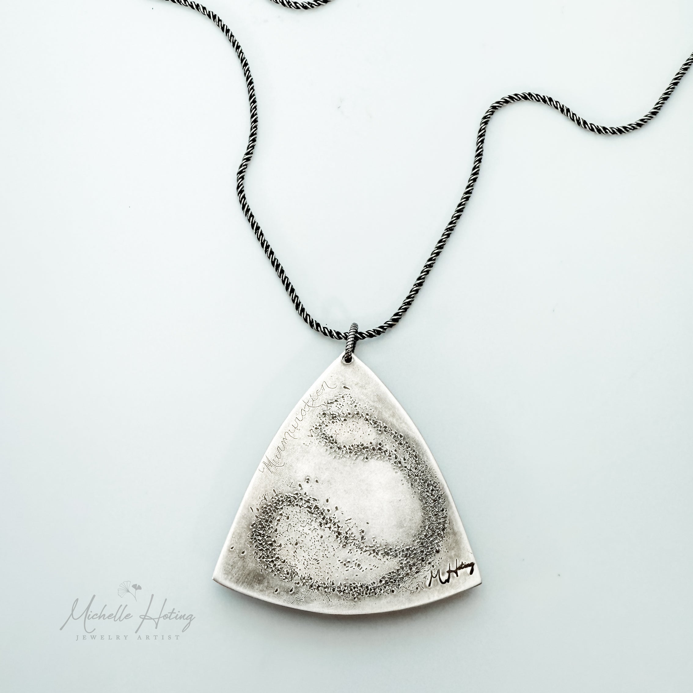 Murmuration Dendritic Agate Necklace