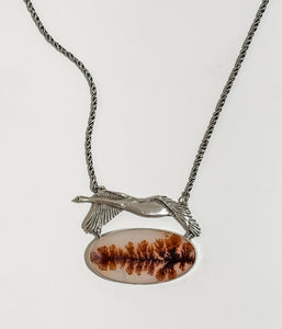 Autumn Goose Necklace
