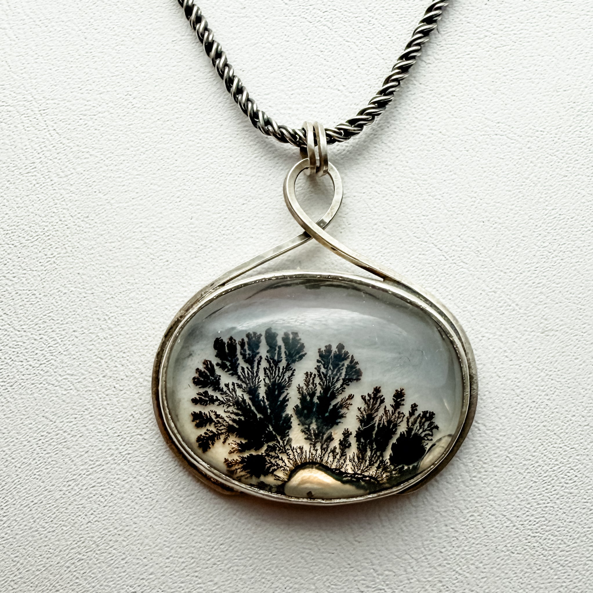 Dendritic Agate Pendant