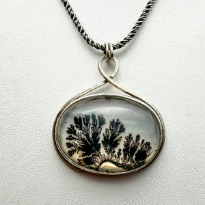 Dendritic Agate Pendant