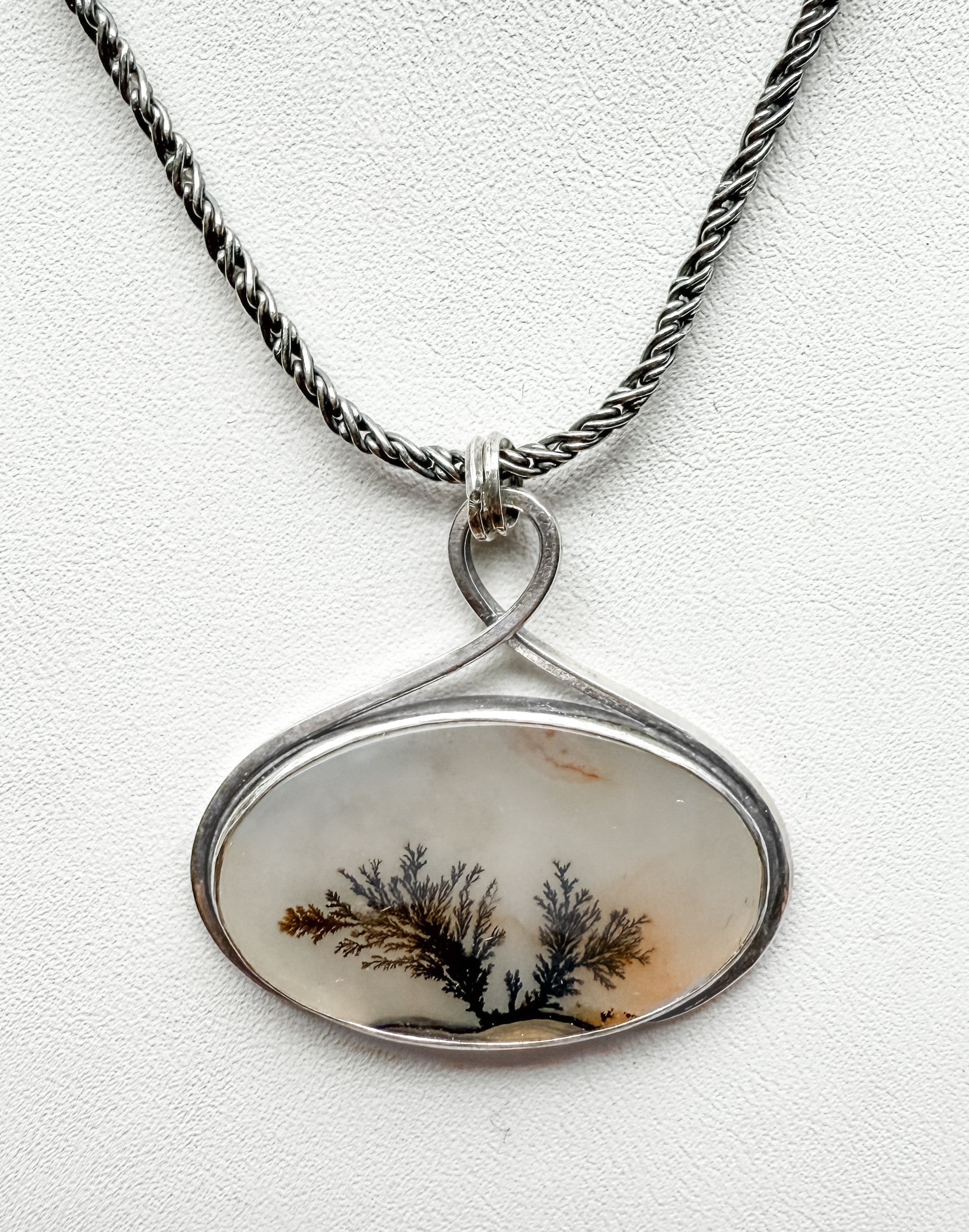 Dendritic Agate Pendant