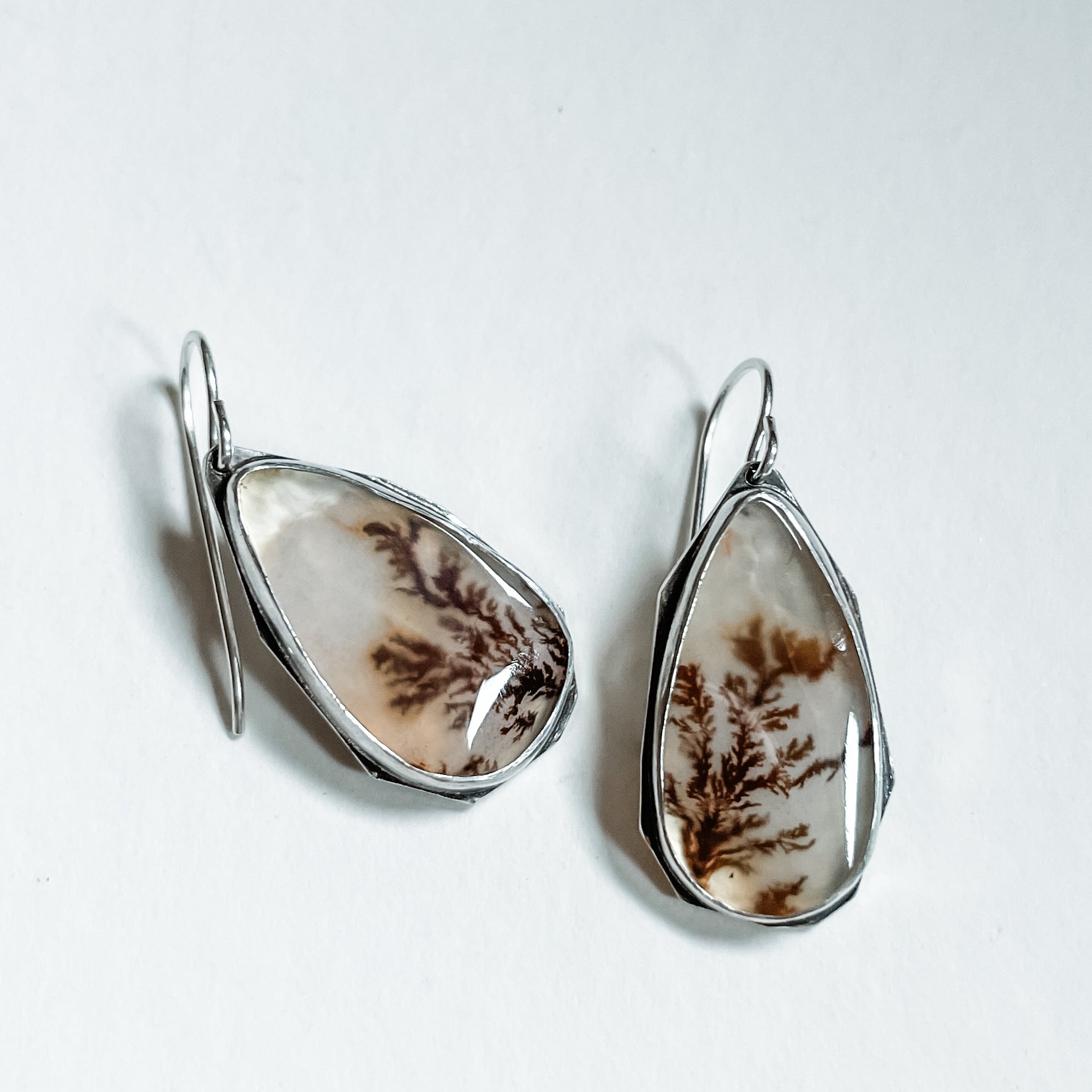 Dendritic Agate Earrings