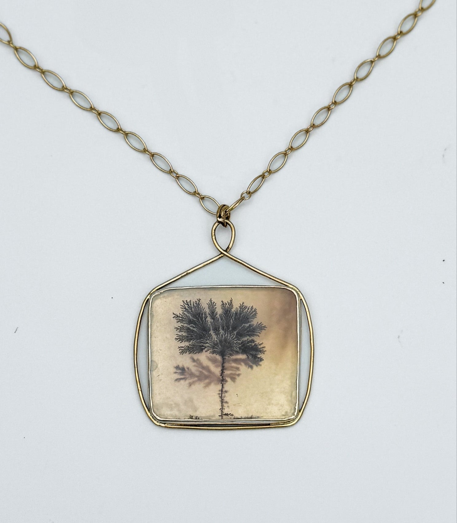 Dendritic Agate Necklace