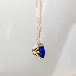 Lapis Lazuli and 18k gold Pendant